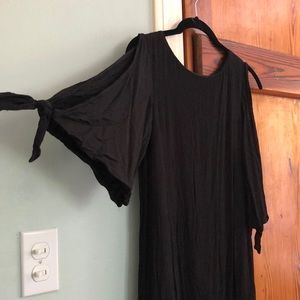 Lulus Shift Tie Sleeve Dress